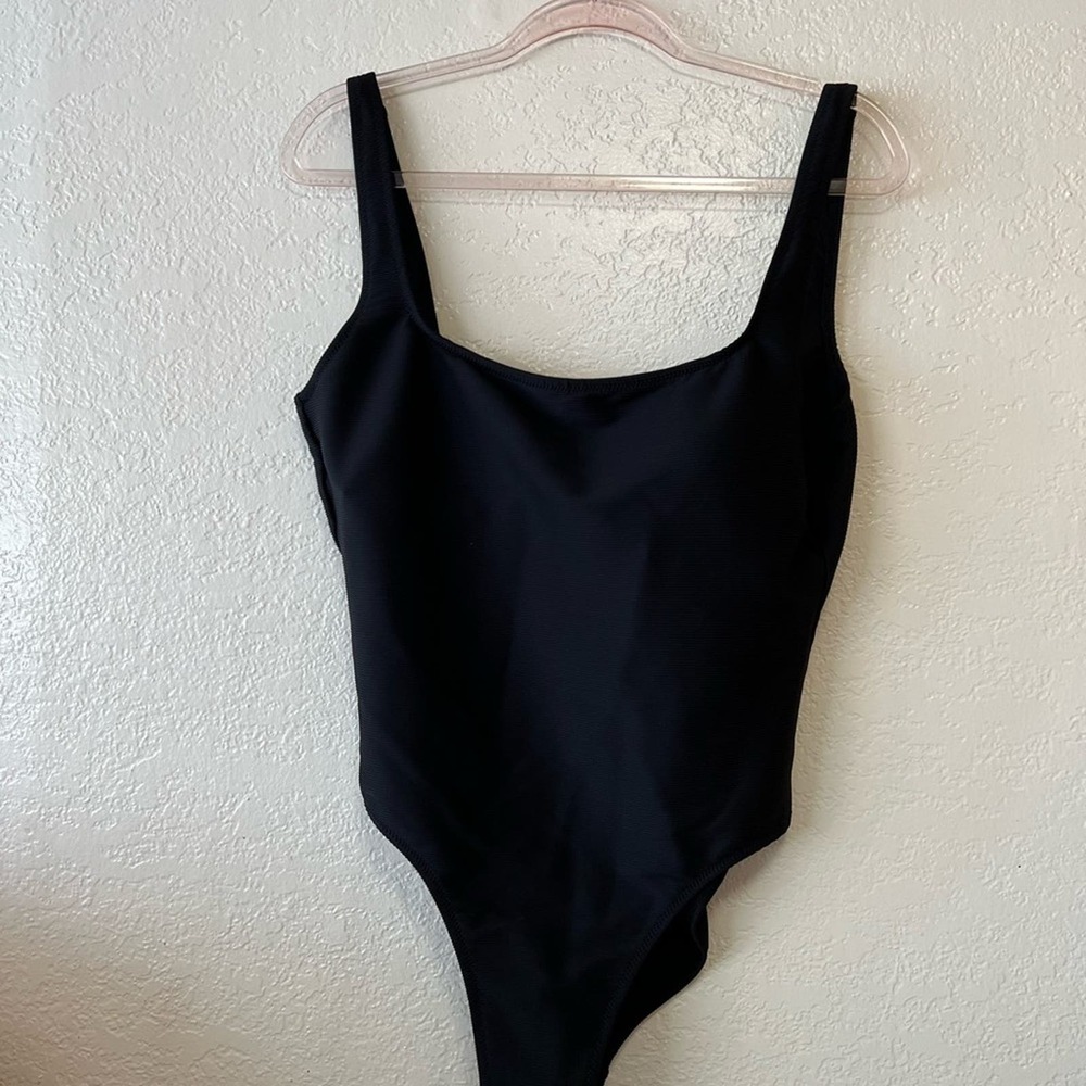J Crew Reimagined One piece Ribbed Swimsuit